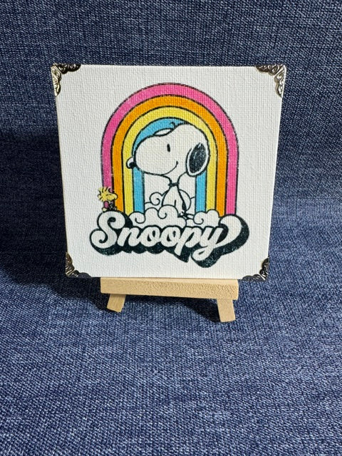 Snoopy's Rainbow Mini Art Piece
