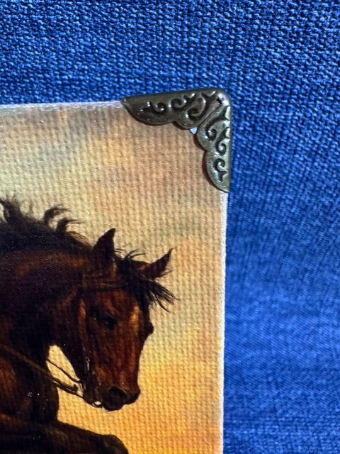 Bucking Bronco Mini Art Piece