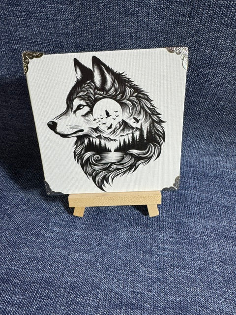 Wolf Mini Art Piece