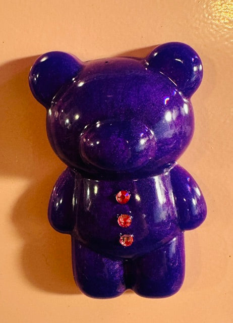 Purple Bear Magnet