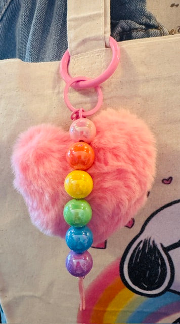 Snoopy on a Rainbow Cloud Tote Bag