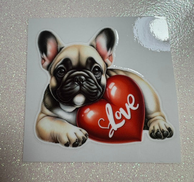 Frenchie UV Dog Sticker