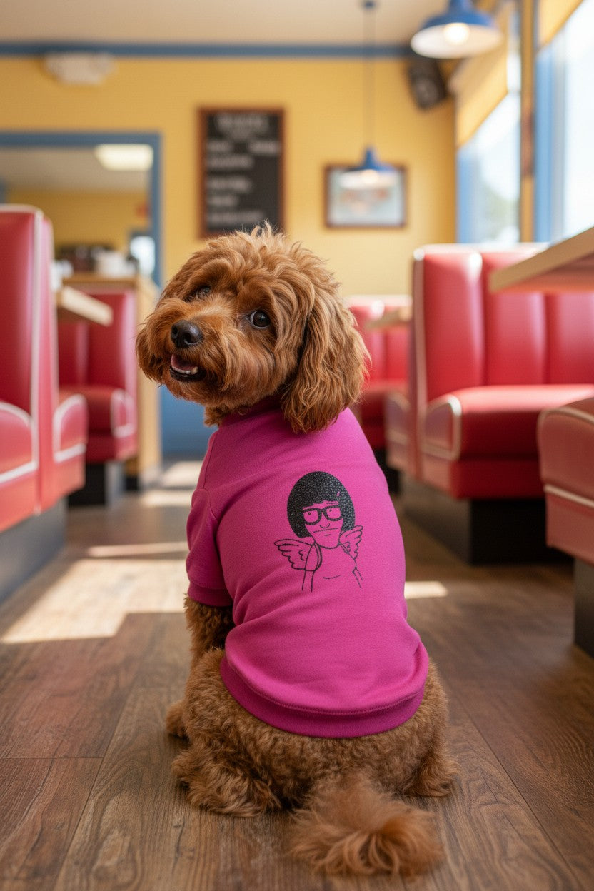 Tina Angel Dog T-shirt Medium