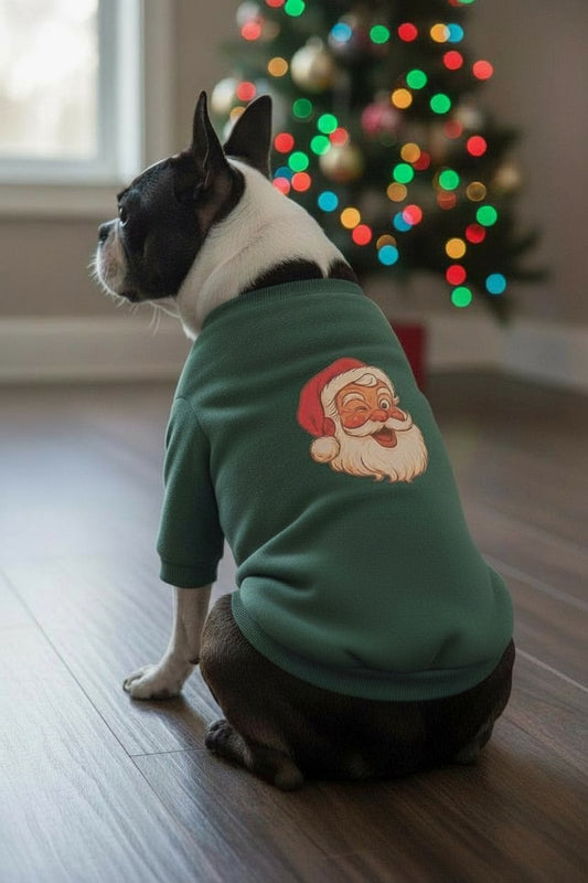 Santa Dog Shirt XL