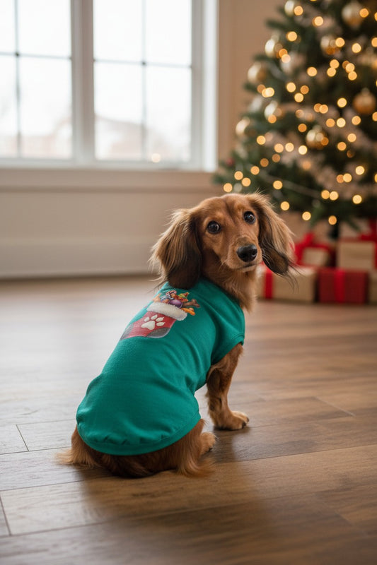 Stocking Dog Shirt XLarge