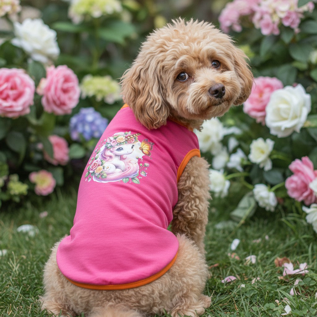 Unicorn Dog Shirt Large