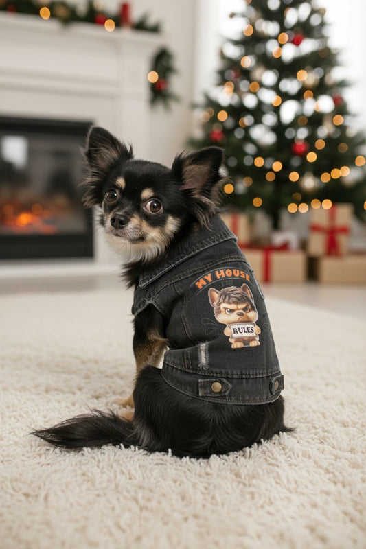 House Rules Dog Vest XL